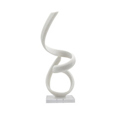 EV19801#27" Kassani Oversized Quartz Resin Statuary, White