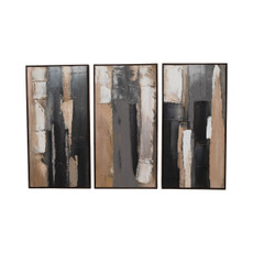 EV70336#S/3 20x40 Tribido Handpainted Wall Art