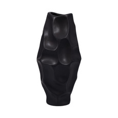 EV19858-01#Arleta Small Black Vase