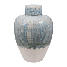EV20052-02#20" Kashion Large Blue Lidded Jar