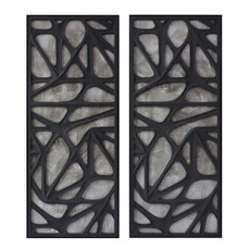 EV70386#S/2 25x59" Ventre Dimensional Wall Art
