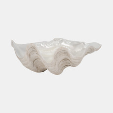 20148#9" Pearlized Shell Bowl, Ivory