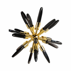 EV20122-03#8" Fiona Small Black Stone Starburst Statuary Kd