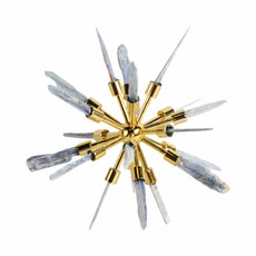 EV20122-06#10" Fiona Large Blue Stone Starburst Statuary Kd