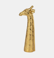 20175-02#16" Giraffe Head Tabletop Decor, Gold