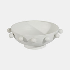 20195#11" Hobnail Bowl, White