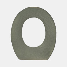 20325-06#10" Textured Open Cut-out With Vase Opening, Sage 