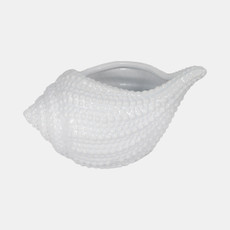 20365#10" Seashell Planter, White