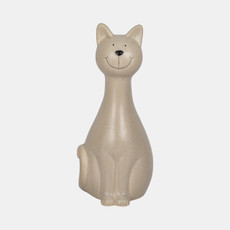 20409-02#9" Skinny Sitting Kitty, Grey