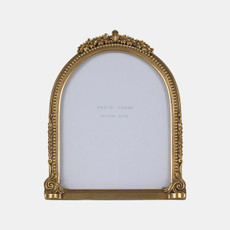 20416-03#8x10 Ornate Arch Photo Frame, Gold