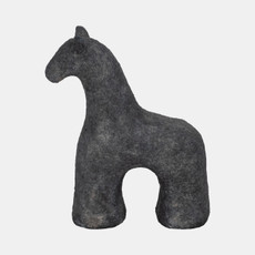 20482-03#6" Textured Horse, Black
