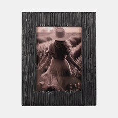 20636-02#5x7 Jagged Photo Frame, Black