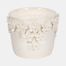 80353-02#7" 46 Oz Juniper Applique Candle, Iridescent