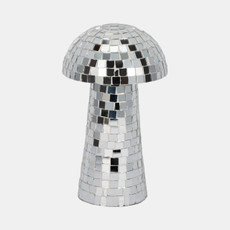 20662-01#9" Mosaic Mushroom, Silver
