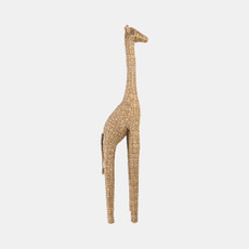 20851-02#57" Woven Mendong Giraffe, Natural