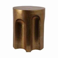 EV20910#19" Sheffield Gold Metal Stool