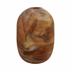 EV20918-02#20" Marseille Large Brown Glass Vase