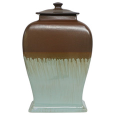 EV21106-02#20" Ellensburg Large Lidded Jar