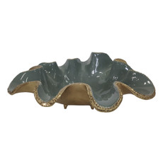 EV21165-01#17x7" Gannon Small Aluminum Bowl, Gold