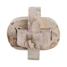 EV20991-01#5" Pompano Small Beige Marble Knot