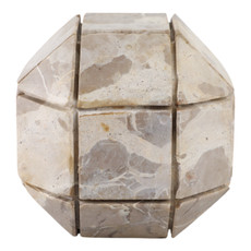 EV20995-03#6" Pompano Large Beige Marble Sphere