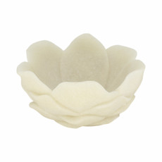 EV21456-01#6" Zelen White Quartz Resin Flower Bowl