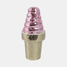 21568#9x4" Mirror Mosaic Ice Cream, Multi