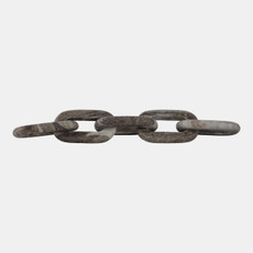 21588-02#22x4" 5-link Marble Chain, Grey