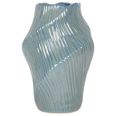 EV21713-02#14" Tihany Medium Blue  Vase