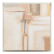 EV70440#40x40 Enfield Acrylic Frame Handpainted Wall Art