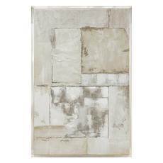 EV70443#40x60 Waltham Acrylic Frame Handpainted Wall Art