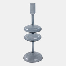 21975-02#11x4" Retro Bubble Taper Holder, Blue