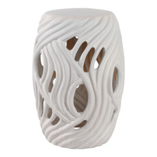 EV21996#14x19 Alytus Wavy Garden Stool