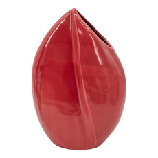 EV22000-02#16" Varena Large Red Vase