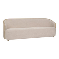 EV22013#87" Foster Fabric And Wood Sofa