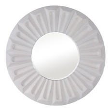 EV22237#36x36" Holbrook Carved Wood Wall Mirror