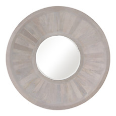 EV22238#36x36" Jerome Wood Wall Mirror