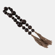 22174#60" Terracotta  Varied Size Bead Garland, Brown