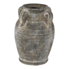 20337-05#8" Vase With Handles, Brown