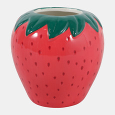 22313#4" Strawberry Pencil Cup, Red
