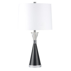 EV51462#26" Leandras Crystal And Marble Table Lamp
