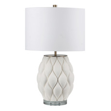 EV51511#24" Radford 3d Printed Porcelain Table Lamp