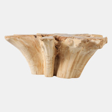 22452#43" Teak Wood Coffee Table, Natural