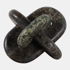 18859-03#6" Green Forest Marble Knot, Green