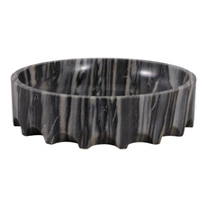 EV22730#14" Hazley Carved Marble Tray