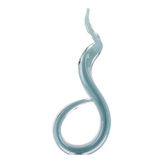 EV22770#18" Kanah Teal Glass Sculpture
