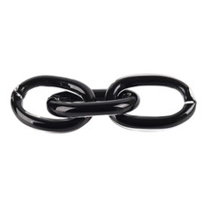 EV22771#13" Remmon Black Glass Link