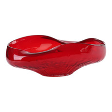 EV22776#15x9" Seward Red Glass Bowl
