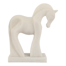 EV22796#12" Ellis Quartz Resin Horse Statuary