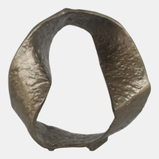 22910-01#10x10" Curvy Object, Antique Brass